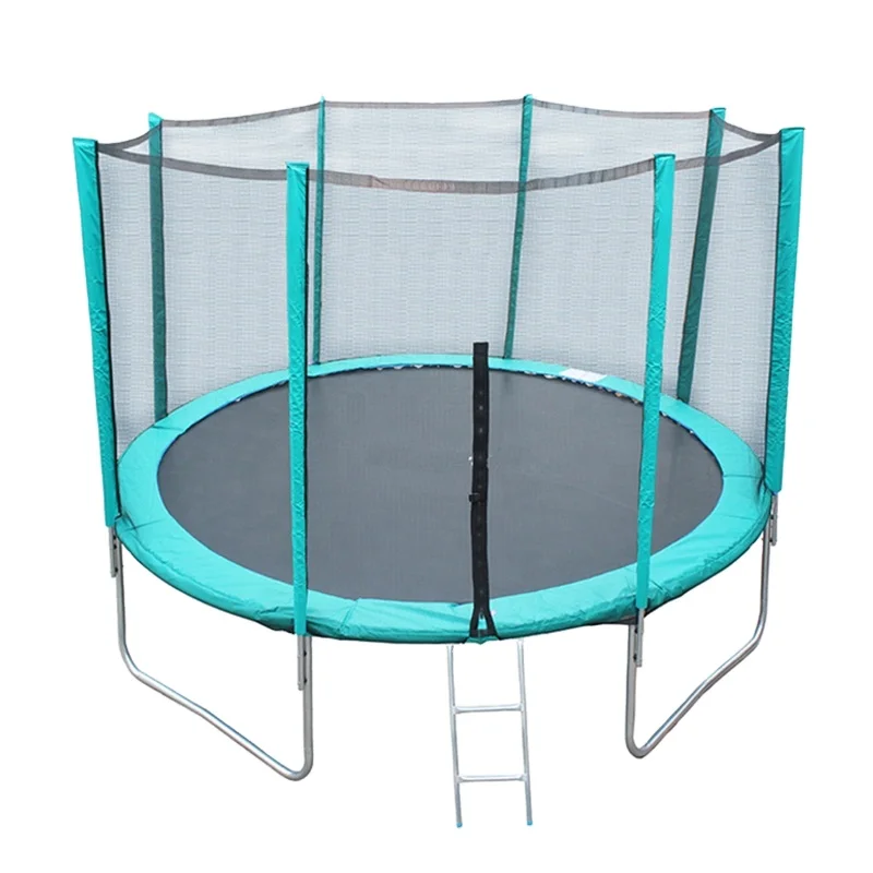 Популярные индивидуальные 13 футов большой парк гимнастический Открытый Фитнес батут ПВХ и стальная рама для взрослых детей