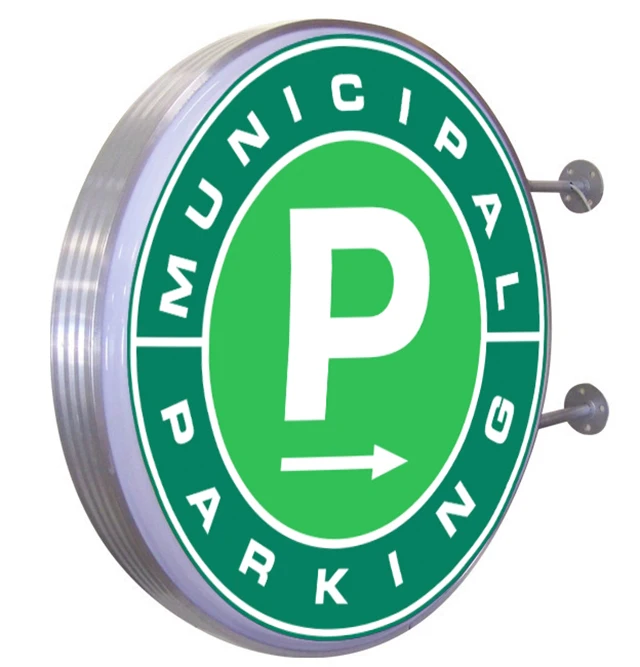 Round Light Box Sign Outdoor Single-sided Led Light Box For Advertising Display