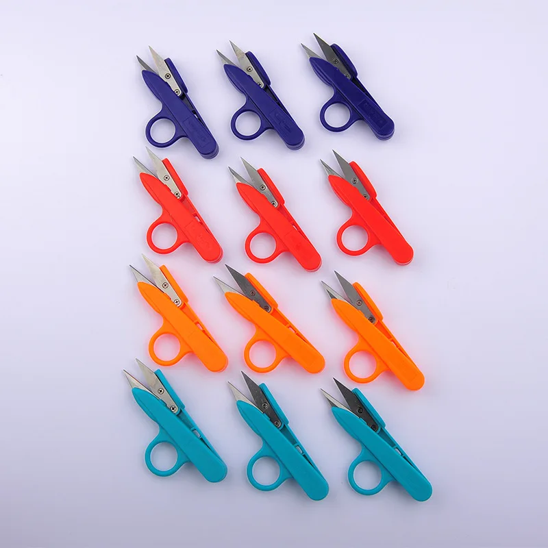 High Quality Plastic Handle Eagle Yarn Cross Scissors Household Sewing Scissors Thread Bonsai Pruner Cutter