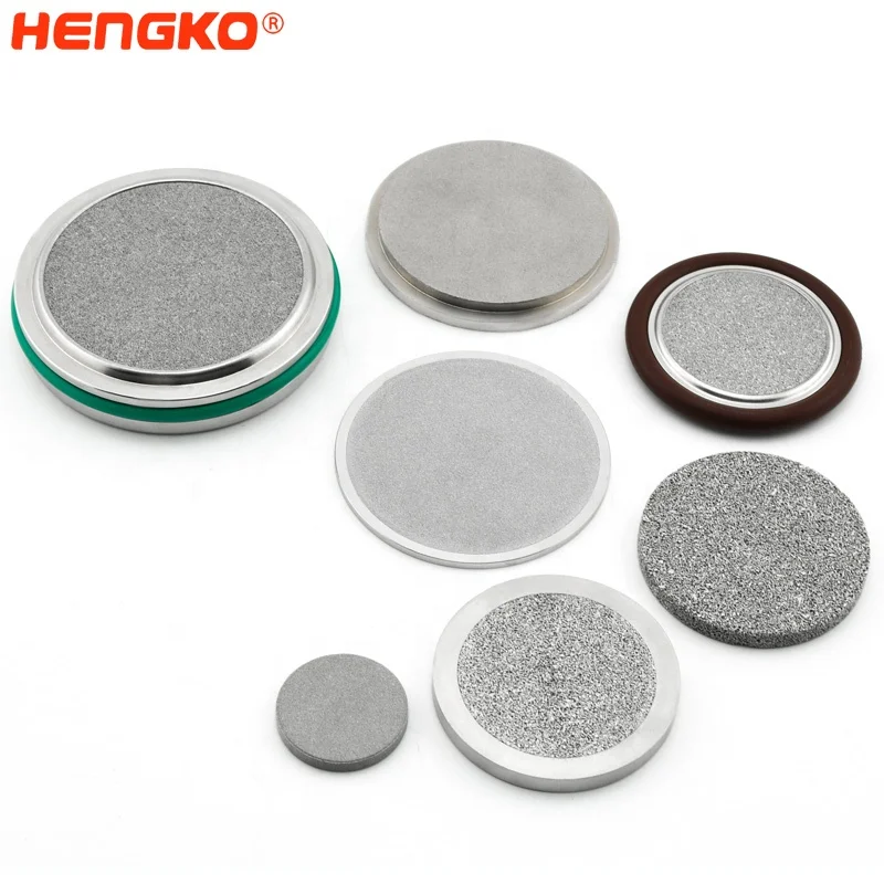 Customize Different Size High Quality Sintered Porous Metal Powder Stainless Steel 304 316L Filter Disc