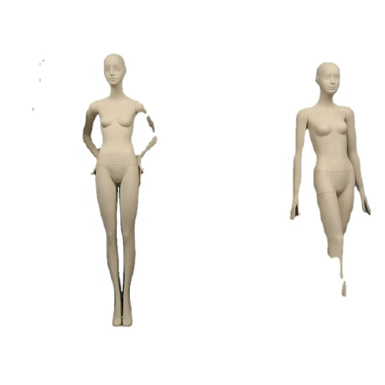 High Quality Mannequin beige color Full Body Female Mannequin Custom for Adults FRP tall mannequins