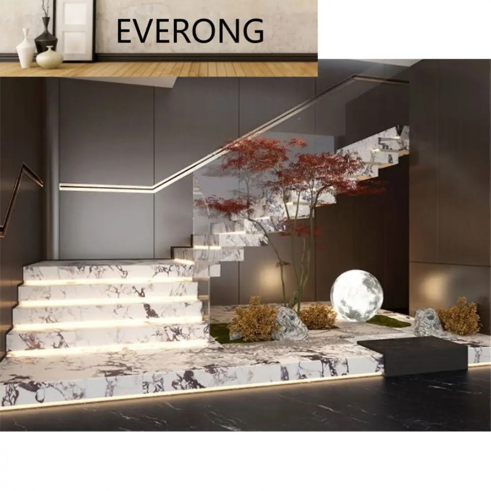 Indoor Decoration Wall Artificial Quartz Stone Kitchen Backsplash Tile Nano Glass Slab