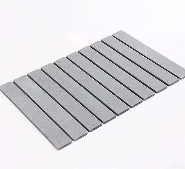 Folding Stone Fast Drying Mat Non Slip Eco Friendly Diatomaceous Diatomit Earth Mat Quick Drying Foldable Kitchen Bathroom Mat