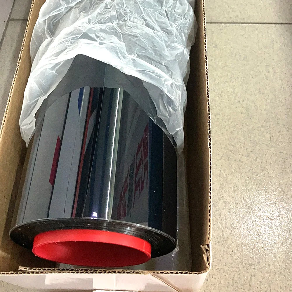 Фильтр отсекающий ИК-область спектра регулирования нагрева темно черый VLT 5% Предотвращающая разлет осколков 4MIL nano безопасности оконная Тонировочная пленка IRSFBK05-4MIL автомобиля