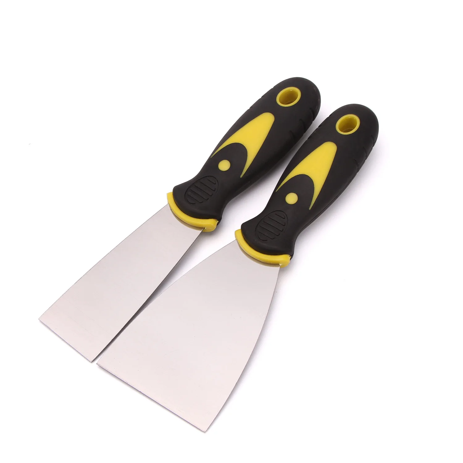 Professional Scraper Putty Knife Spatulas with Yellow Plastic ABS Handle (1600473869432)