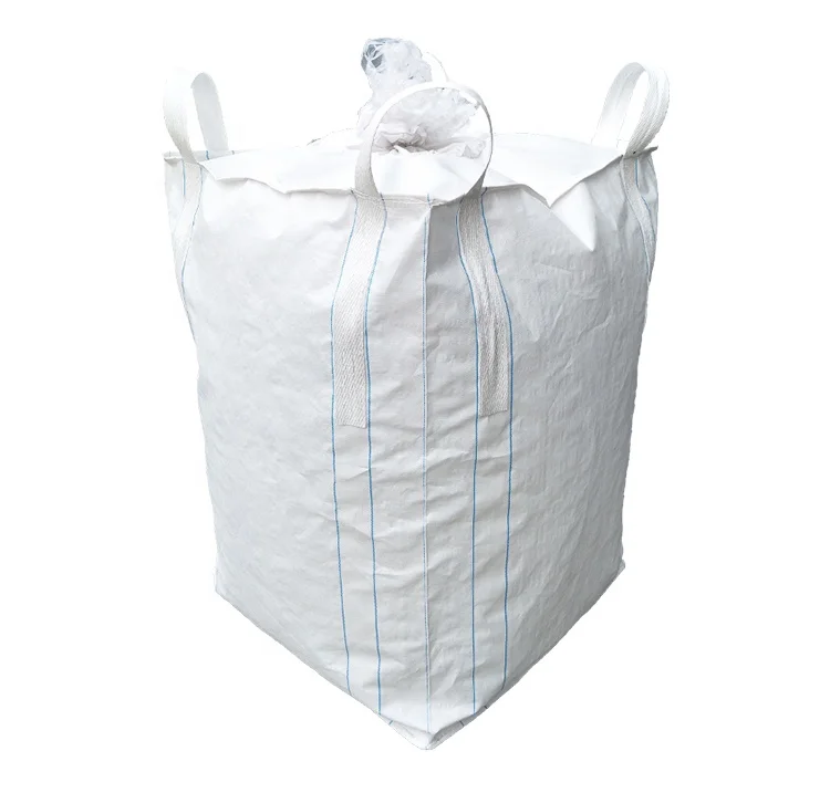 1 2 ton tonne large sand bulk poly silage big plastic jambo ton bag sack polypropylene pp discharge unloading system