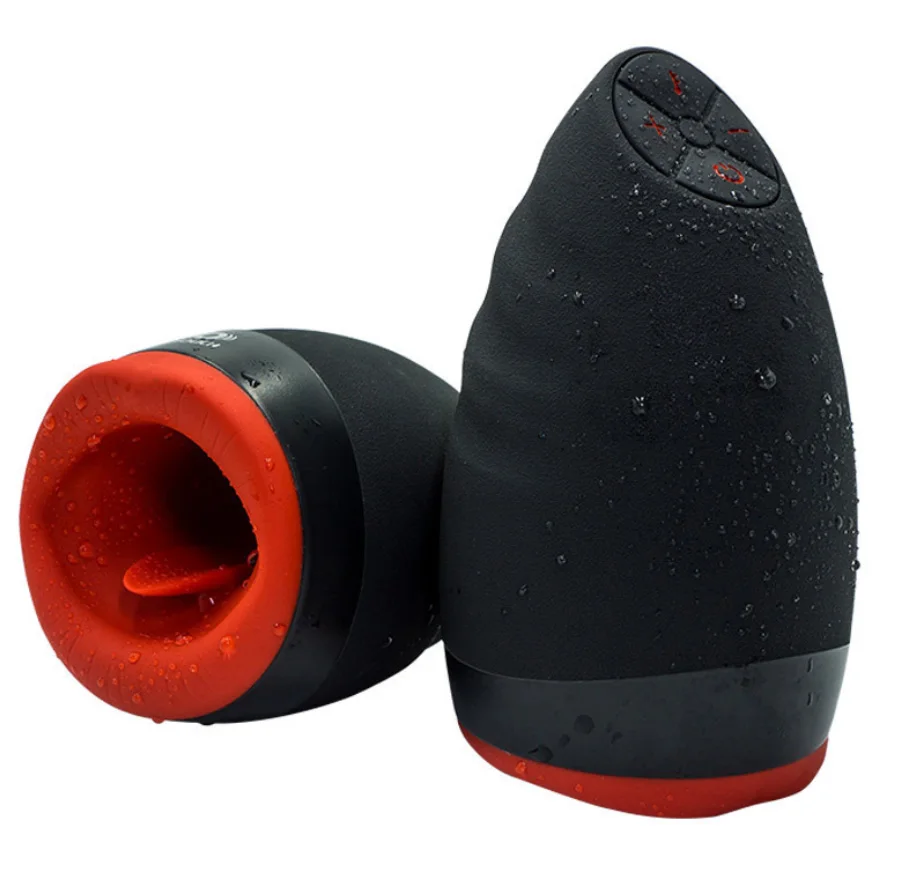 Real Oral Temperature Aircraft Cup for Men Deep Throat Fully Automatic Heating Oral Sex Masturbation Device Adult Sex Toys