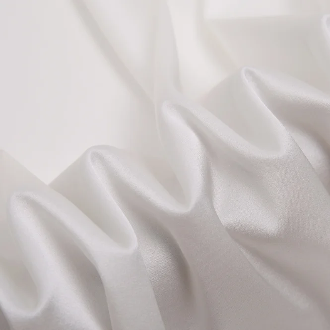 
Chinese suppliers organic natural crepe satin 16 19 22 momme mulberrry raw silk fabric 100% pure for sleep wear 