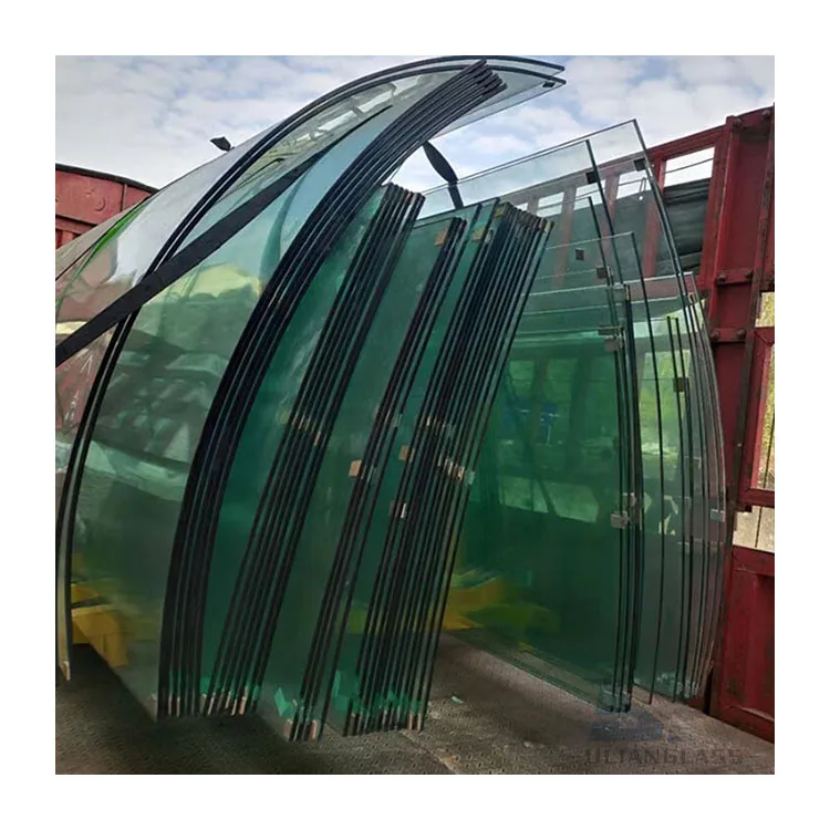 Ulianglass  High strength curved glass  3mm6mm9mm china factory close to port Anti-scratch High temperature resistance