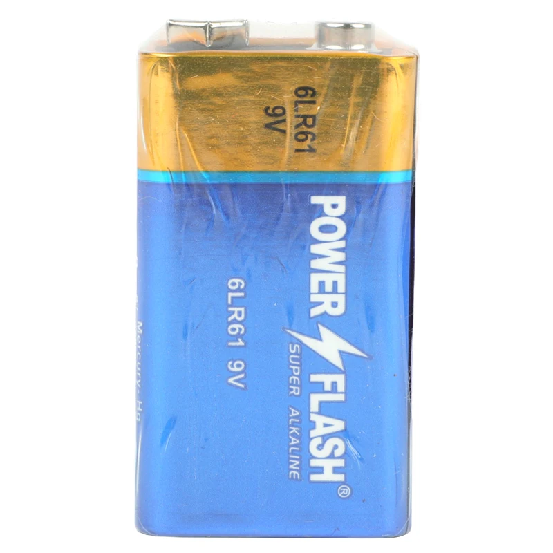 High Capacity Dry Battery 9V 6Lr61 Alkaline Primary Batteries For Electronic Equipment