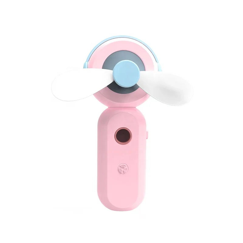 Free Samples Handheld USB Rechargeable Water Spray Portable Mini USB Fan