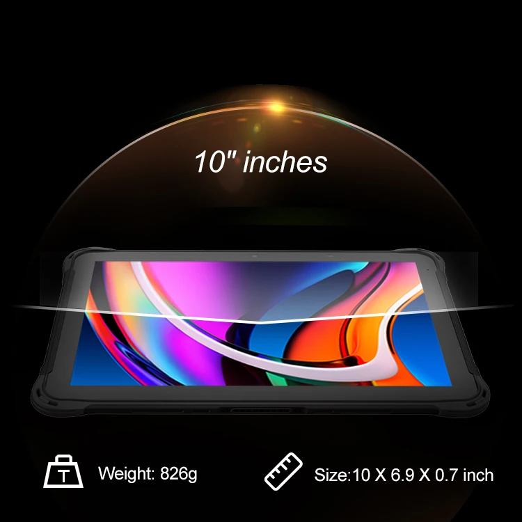 Промышленный планшет с считывателем 4G LTE RFID 1d 2d лазерный считыватель Qr-кода Android 10 водонепроницаемый горячая распродажа Senter 1 дюйма USB