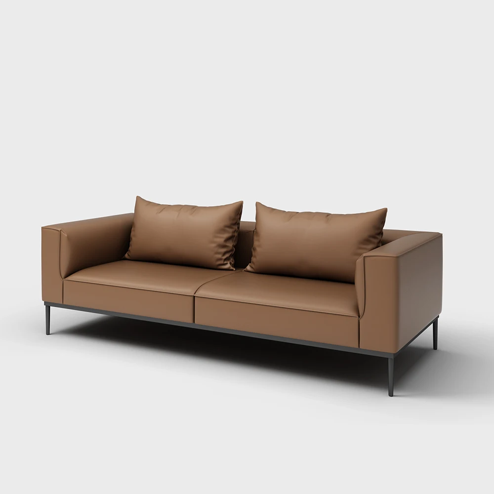 2019 современный дизайн завод Гуанчжоу поставка офис гостиная современный дизайн кожаный офисный диван для ожидания