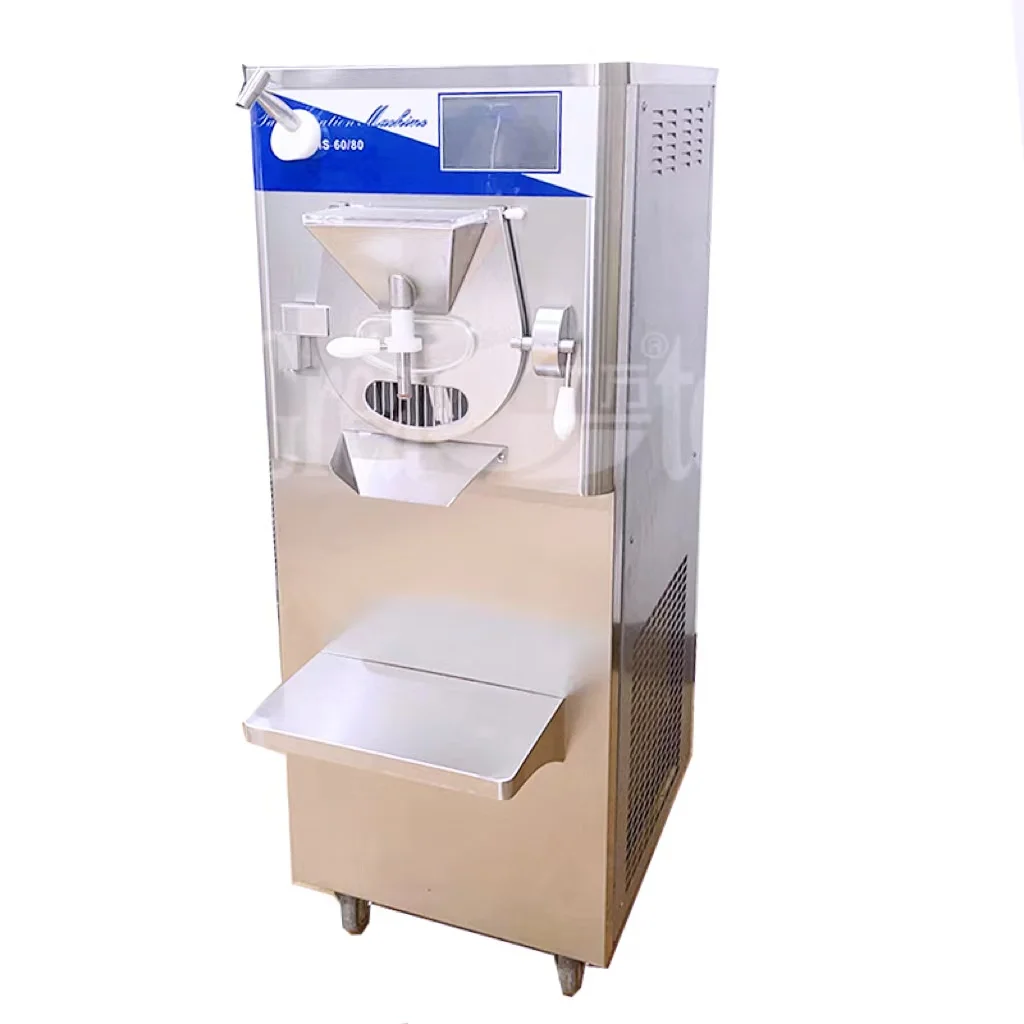 Greatone CFHS80 50-55L/H Gelato Machine Hard Ice Cream Machine Batch Freezer For Business