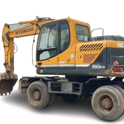 Хит продаж R150W-9 гусеничный экскаватор Hyundai сделанный в Корее с хорошим двигателем имеет отличную производительность и низкую цену