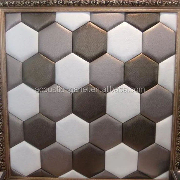 Hexagon 3D Sound Absorber Sound Proof Material Acoustic Panel Yz-008