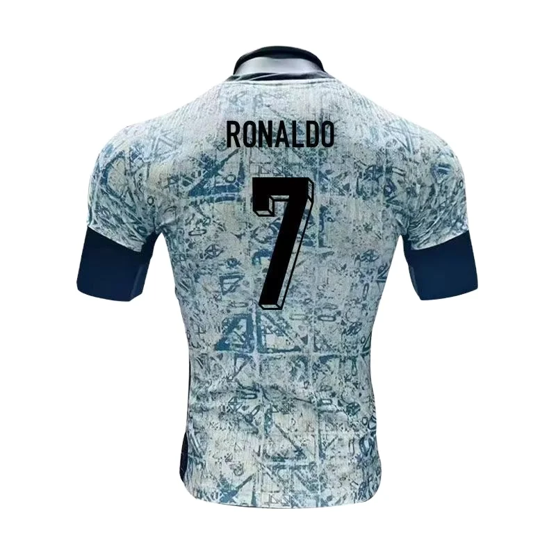 2024 Portugal Country Away Jerseys #7 Ronaldo Wholesale Thai Soccer T-shirt Euro Country Jersey Player Edition Football Jersey
