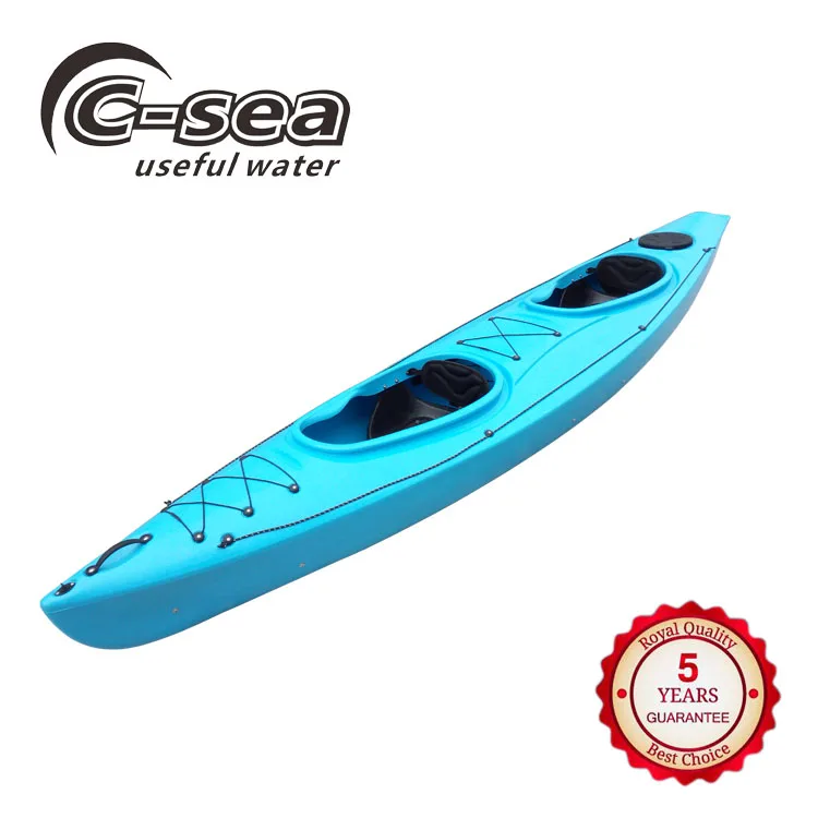 New standard plastic Touring kayaks Double sit in peddal kayaks