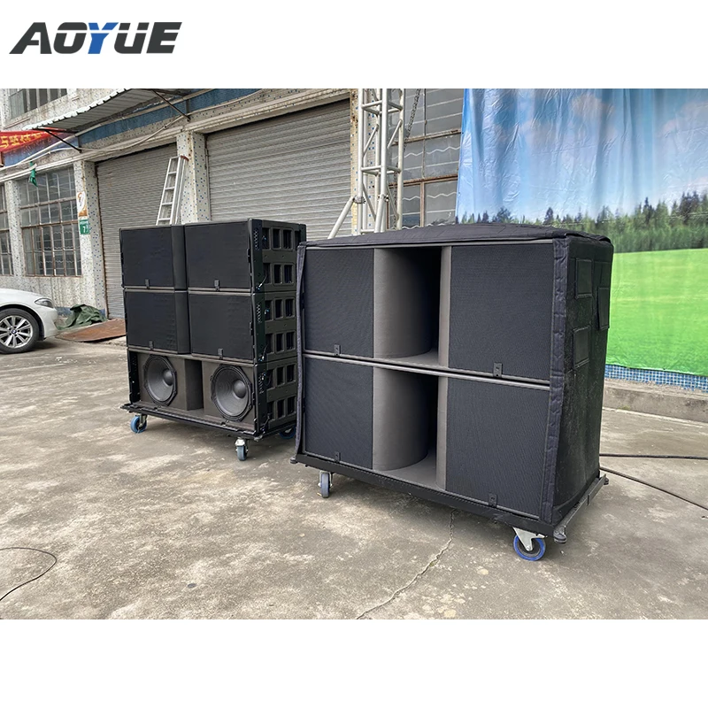KA28 subwoofer de double 18 pulgadas neodymium dj speakers dual 18 inch big bass subwoofer