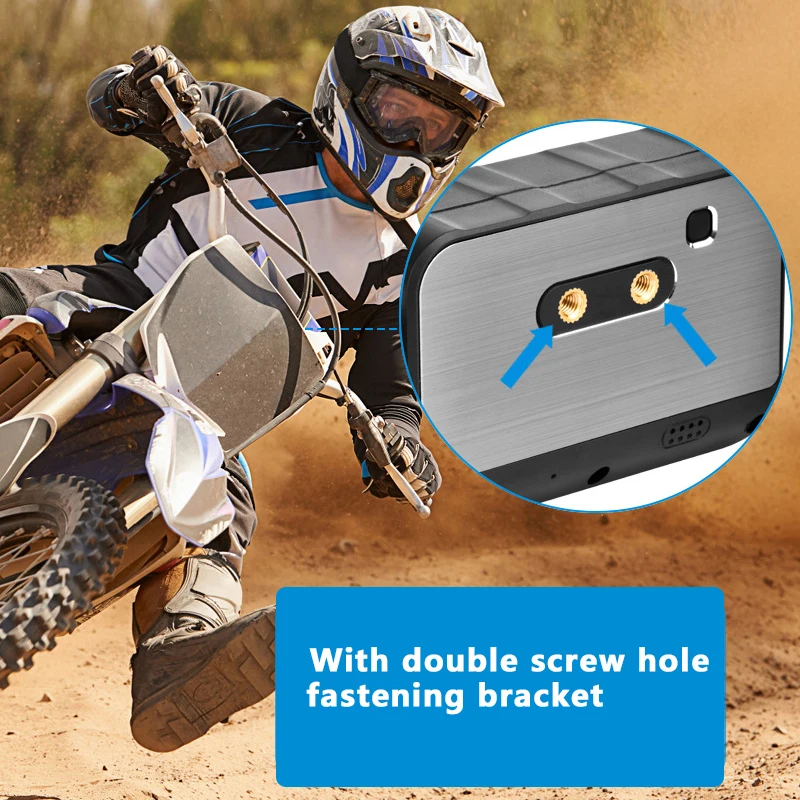OEM HD 2 Inch Dual Lens Motorcycle Black Box Waterproof 1080P Car Dash Cam Camera Loop recording 3 Cameras Driving Recorder