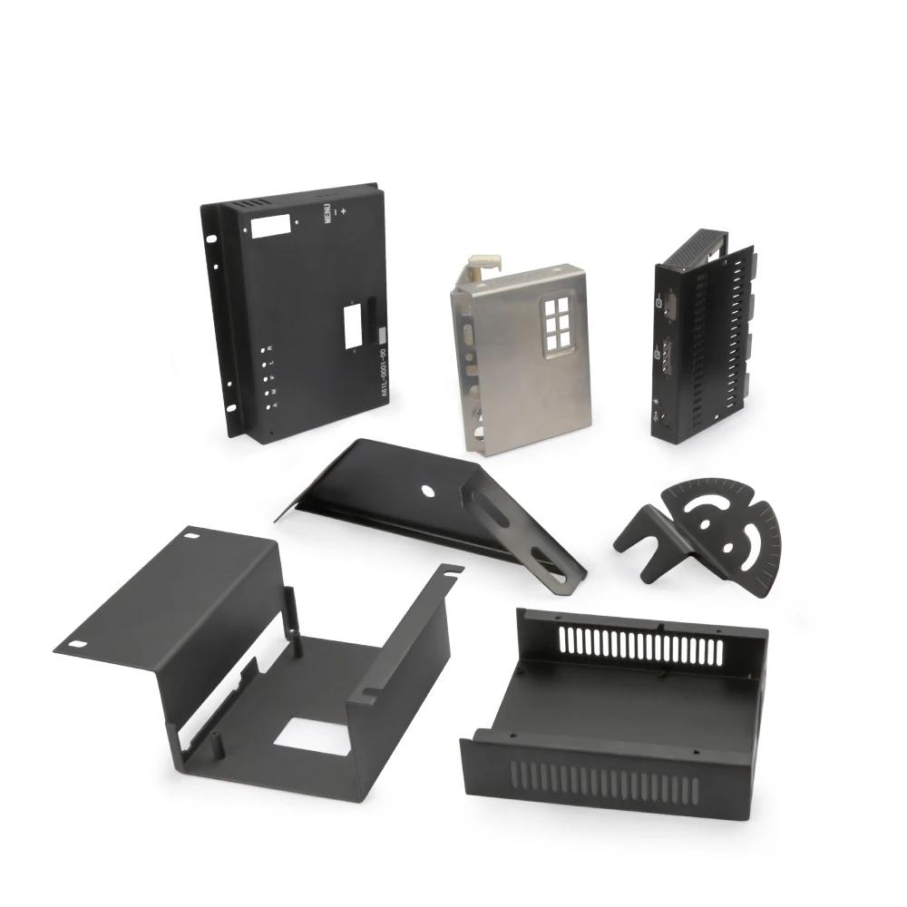 Oem made stainless steel power mixer amplifier enclosure metal sheet aluminium electronic speaker case titanium panels