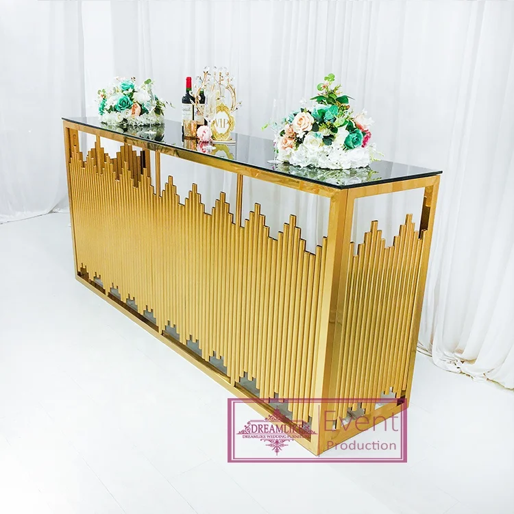 Luxurious bar decor wedding event home family party mini bar tables counter