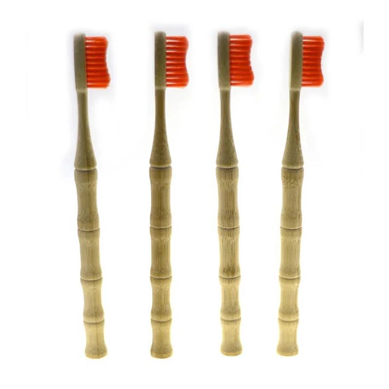 High quality portable bamboo eco friendly whitening manual biodegradable wooden toothbrush