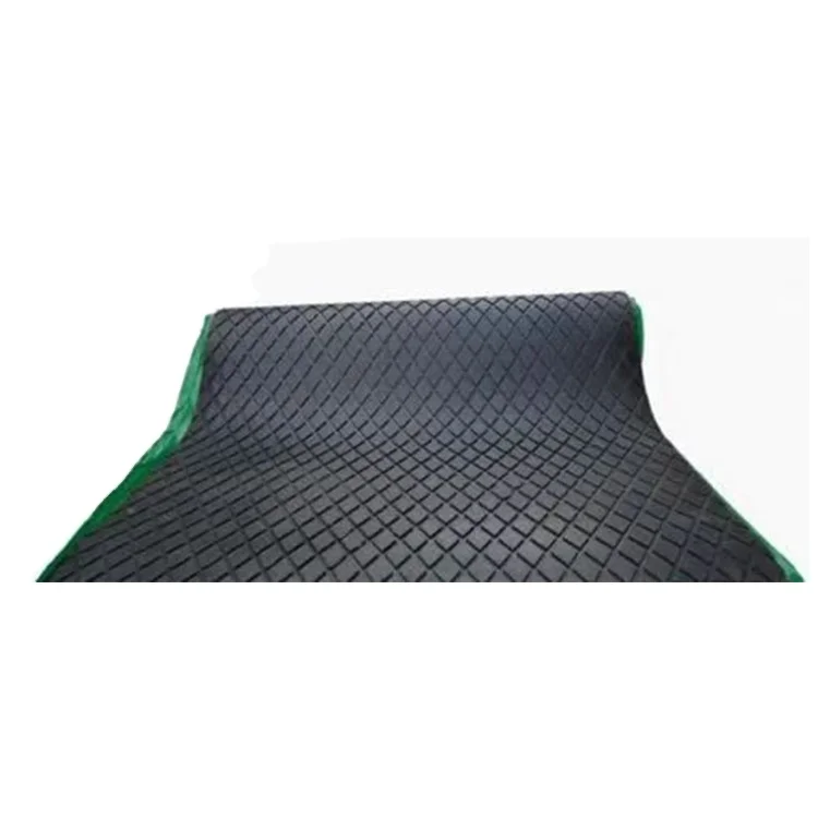 Conveyor diamond rubber lagging drive drum pulley