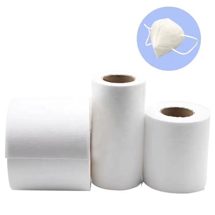 The high quality TNT Fabric Non woven Fabric Polypropylene BFE99/PFE99 Meltblown 100% PP hospital gown fabric