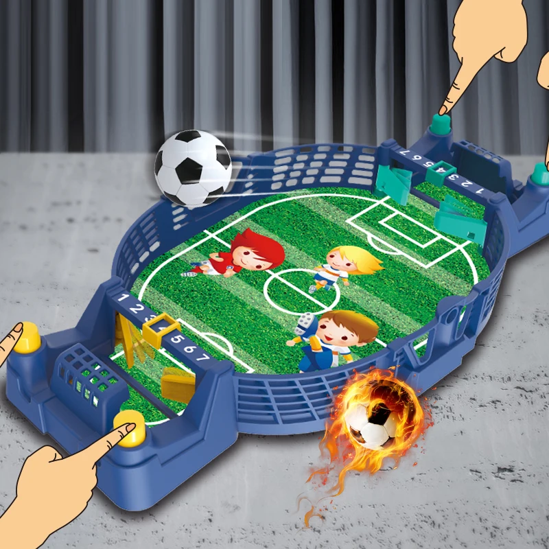 Bemay Toy Double Soccer Toy Table Game for Kids Promotion Gift Plastic Football Game Sports Toys