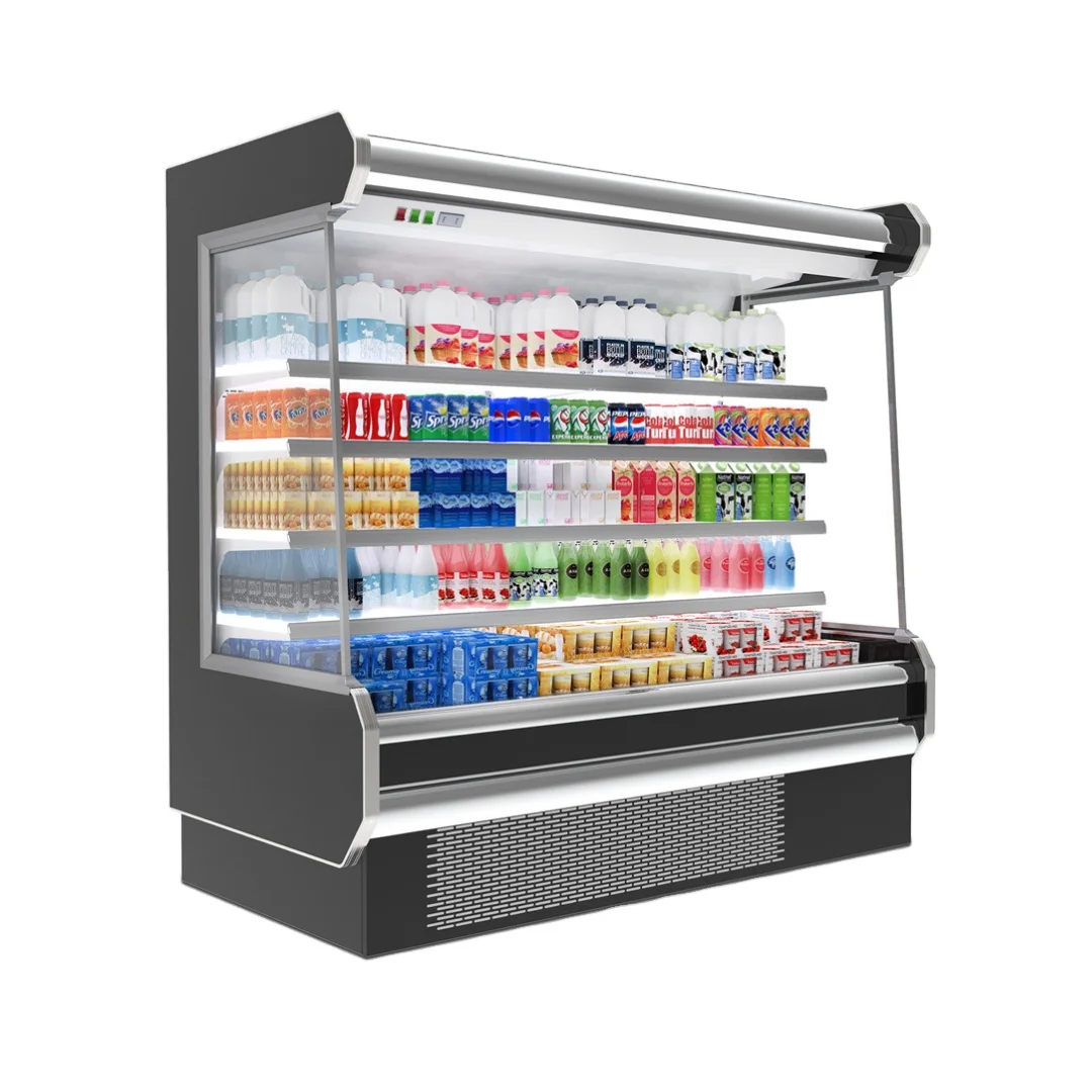 Hight Quality Commercial Vertical Glass Door Refrigerator Beverage Milk Beer Coke Display Fridge Cold Drink