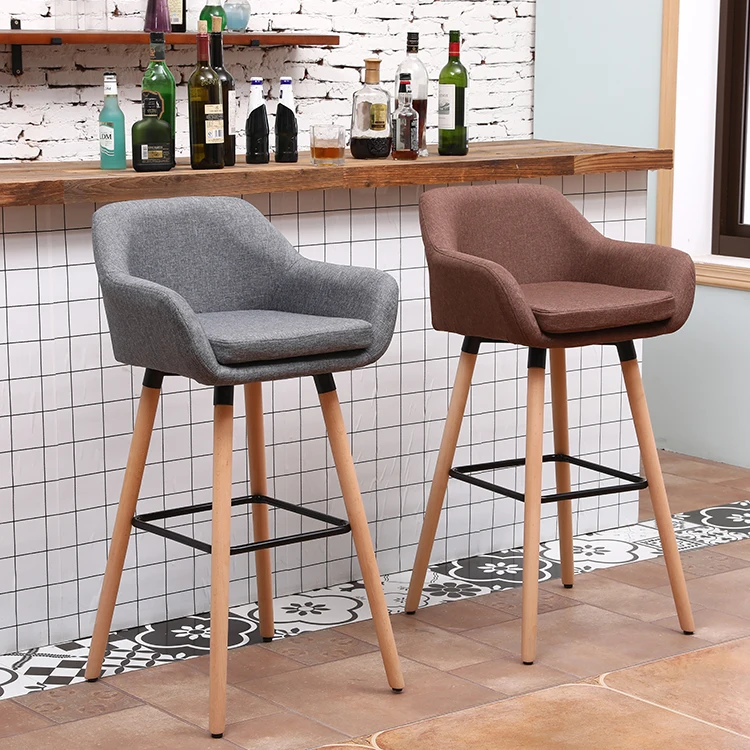 Wholesale Tall Table Restaurant Furniture Iron Luxury High Modern bar chair stool