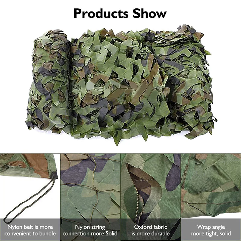 Military Shooting Hide Army Camouflage Net Hunting Woodlands Camo Netting