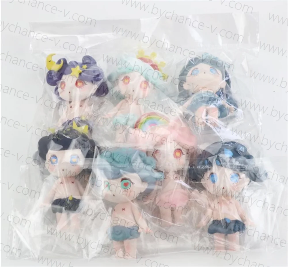 Therapy trendy art toy weather themed cartoon baby angel figure doll collectible designer toy for home styling decoration