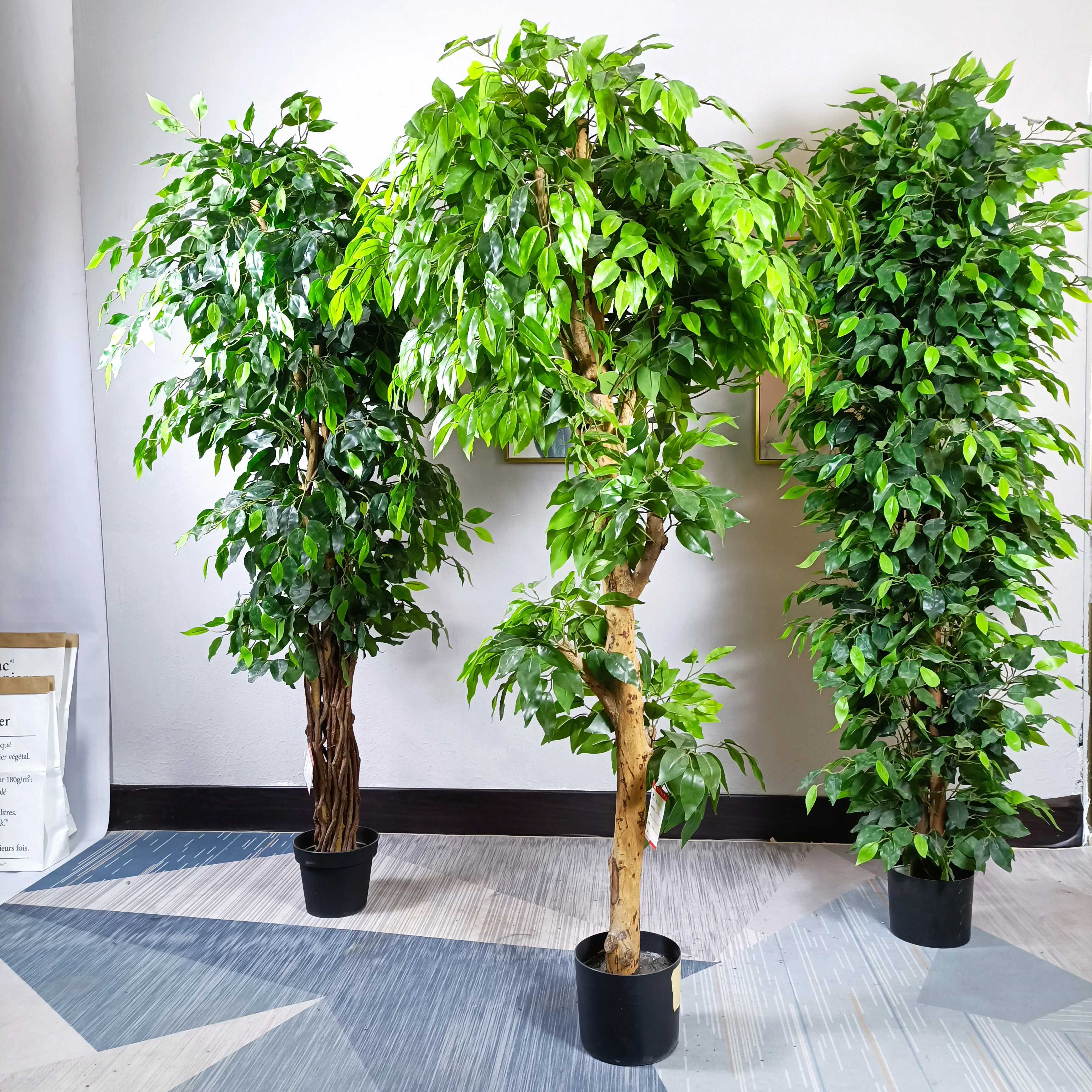 cheap 5ft 6ft artificial bird of paradise plant banana plant fake palm tree faux olive tree ornamental plants for indoor home