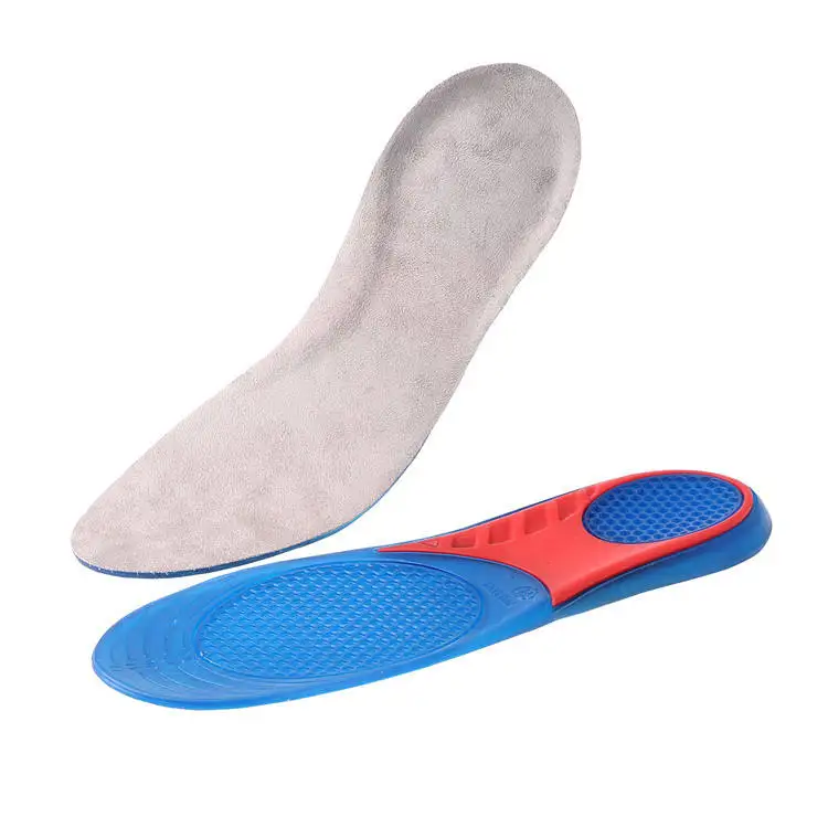 Shock absorbing silicone custom sport&comfort hiking boot insole basketball massage gel arch support sport insoles for shoe