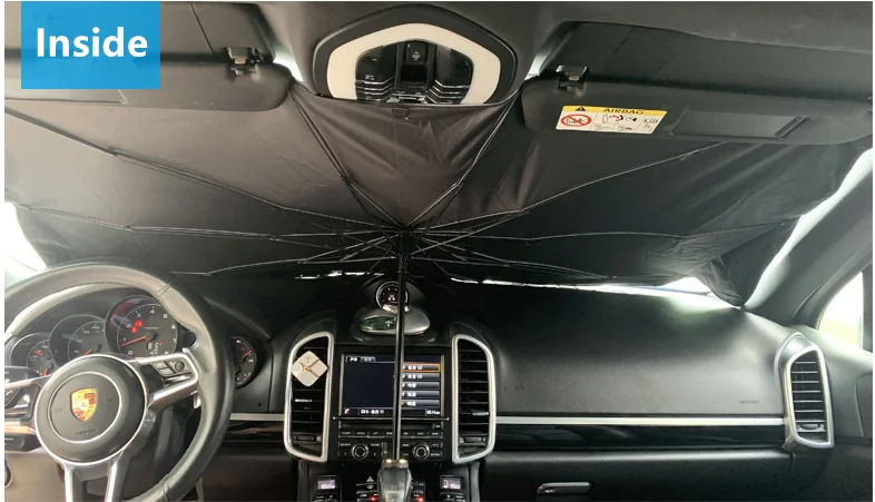 Car Sunshade Protector Car Front Window Sunshade Cover Car Internal Windshield Protection Accessories Fender Flares Solid Color