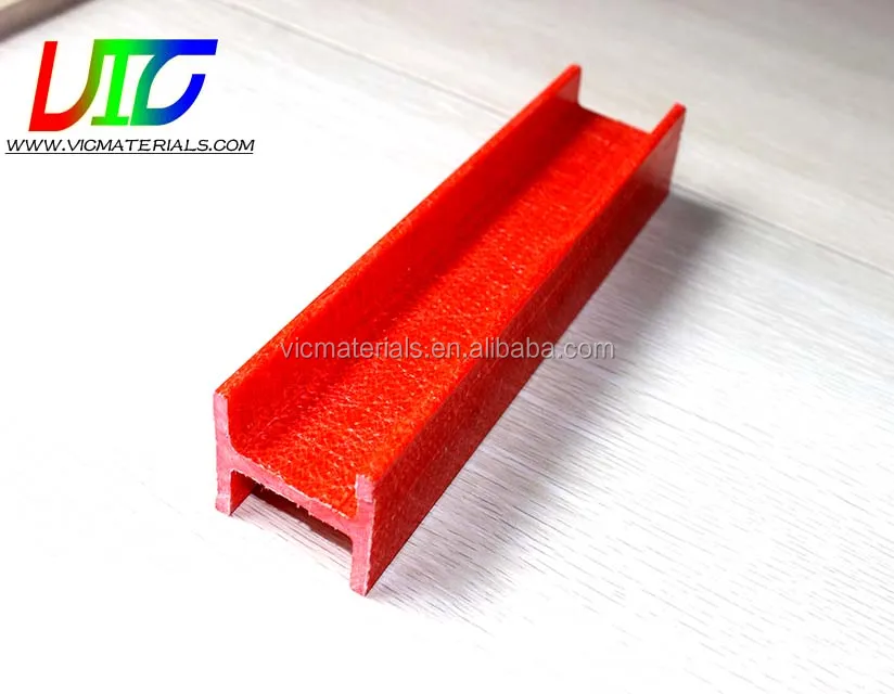 FRP H-Pile,High Quality Fiberglass I-Beam,Low Water Absorption,Professional Manufacturer