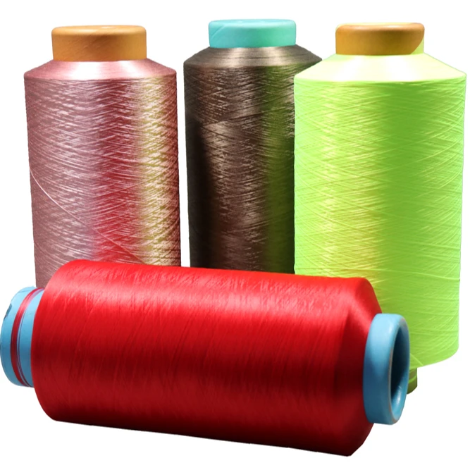 Chinese supplier customized 100% Polyester Filament Yarn with  DTY type