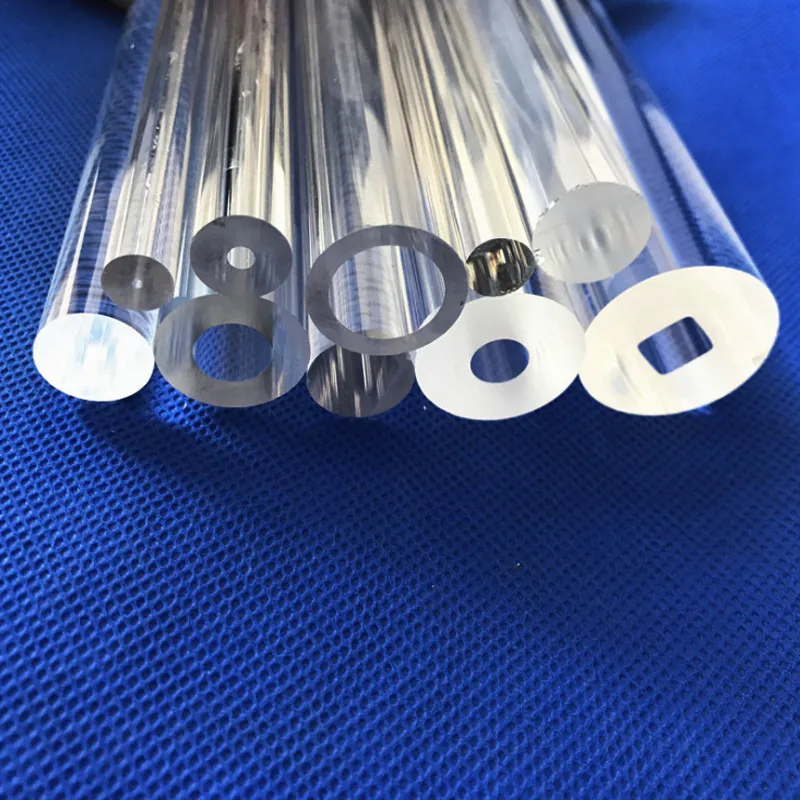 quartz instrument tube Thick wall quartz tube