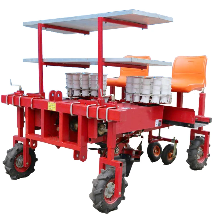 Self propelled vegetable seed seeder / transplanter vegetable