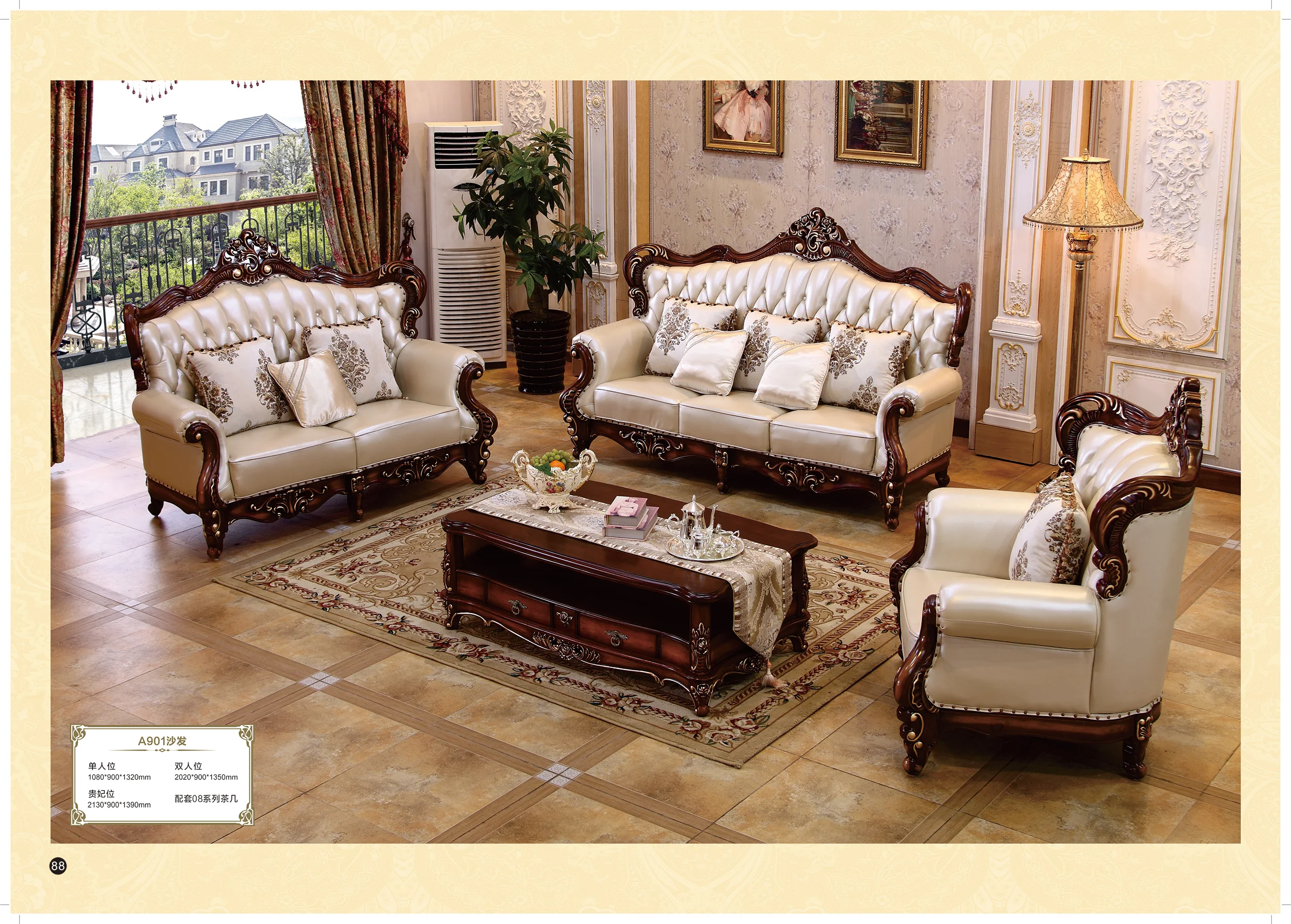 Горячая новинка 2021 года! Диваны CBMMART в новом дизайне, диваны для гостиной в европейском стиле, классический набор диванов из натуральной кожи, мебель