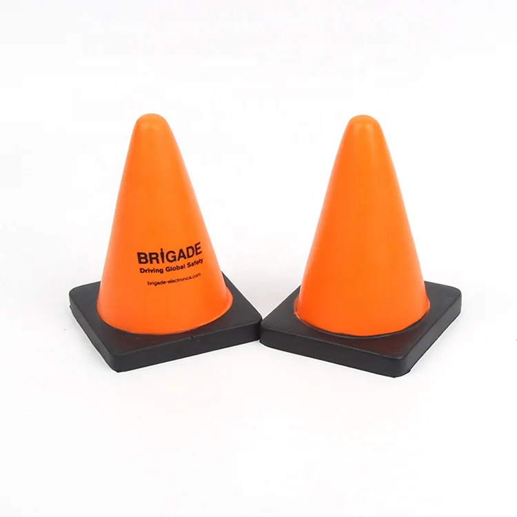 Custom Logo Traffic Cone Stress Ball Antistress Toy