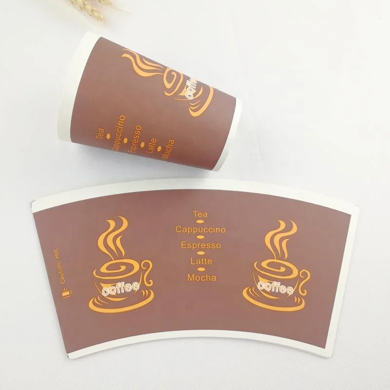 
Factory direct sales pe coated paper rolls for paper cups coated fan roll Best Price Good Quality Custom Printed Paper Cup Fan 