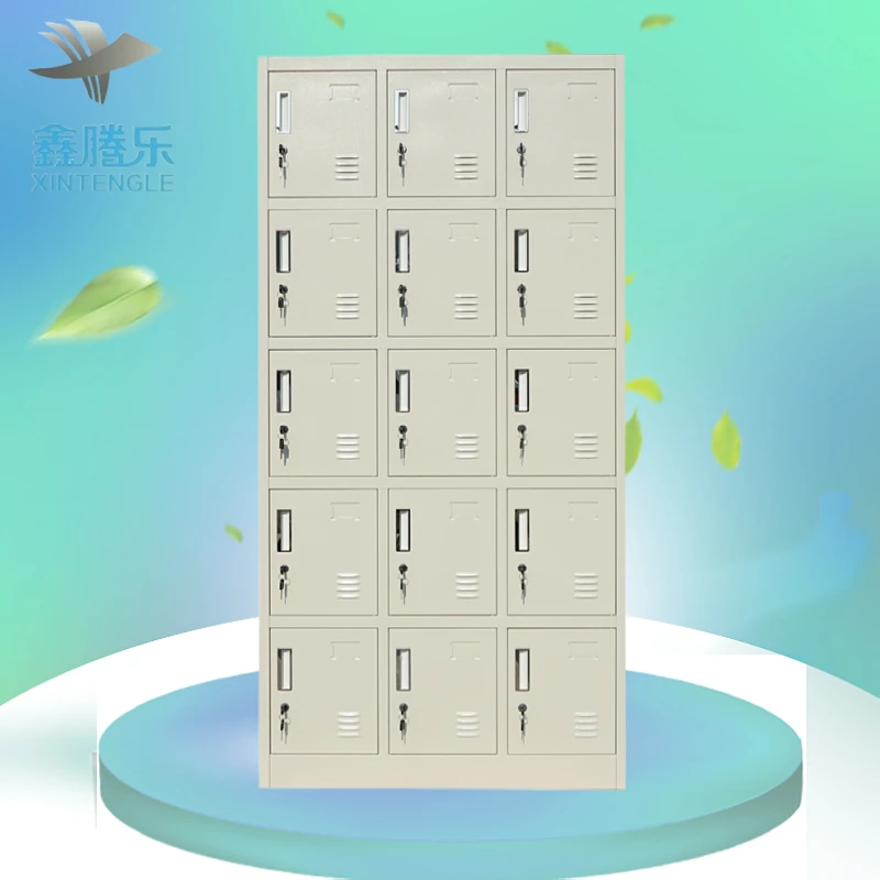 Locker 15 compartement 15 door compartment metal locker 15 compartment cellphone locker