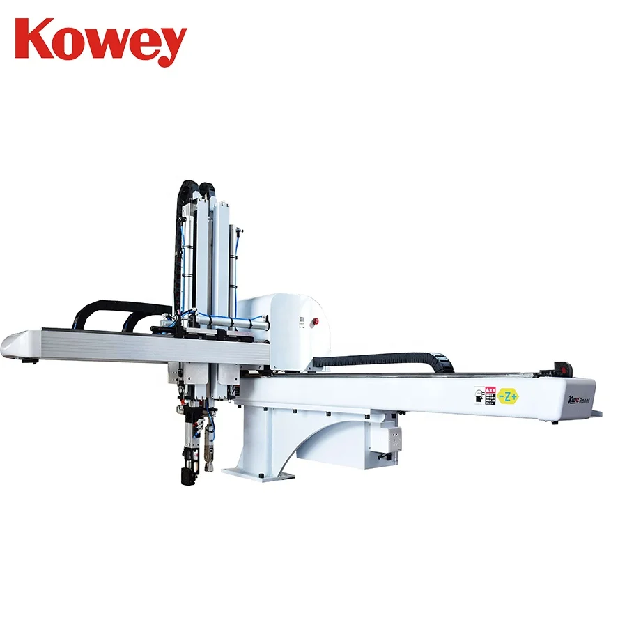 
One Axis servo motor with pneumatic driven Industrial Injection molding robotic arm 