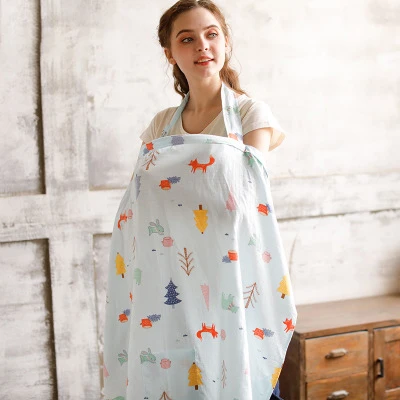 Wholesale Breastfeeding Nursing Cover China Clothes Clothing Custom Print Cotton Oem