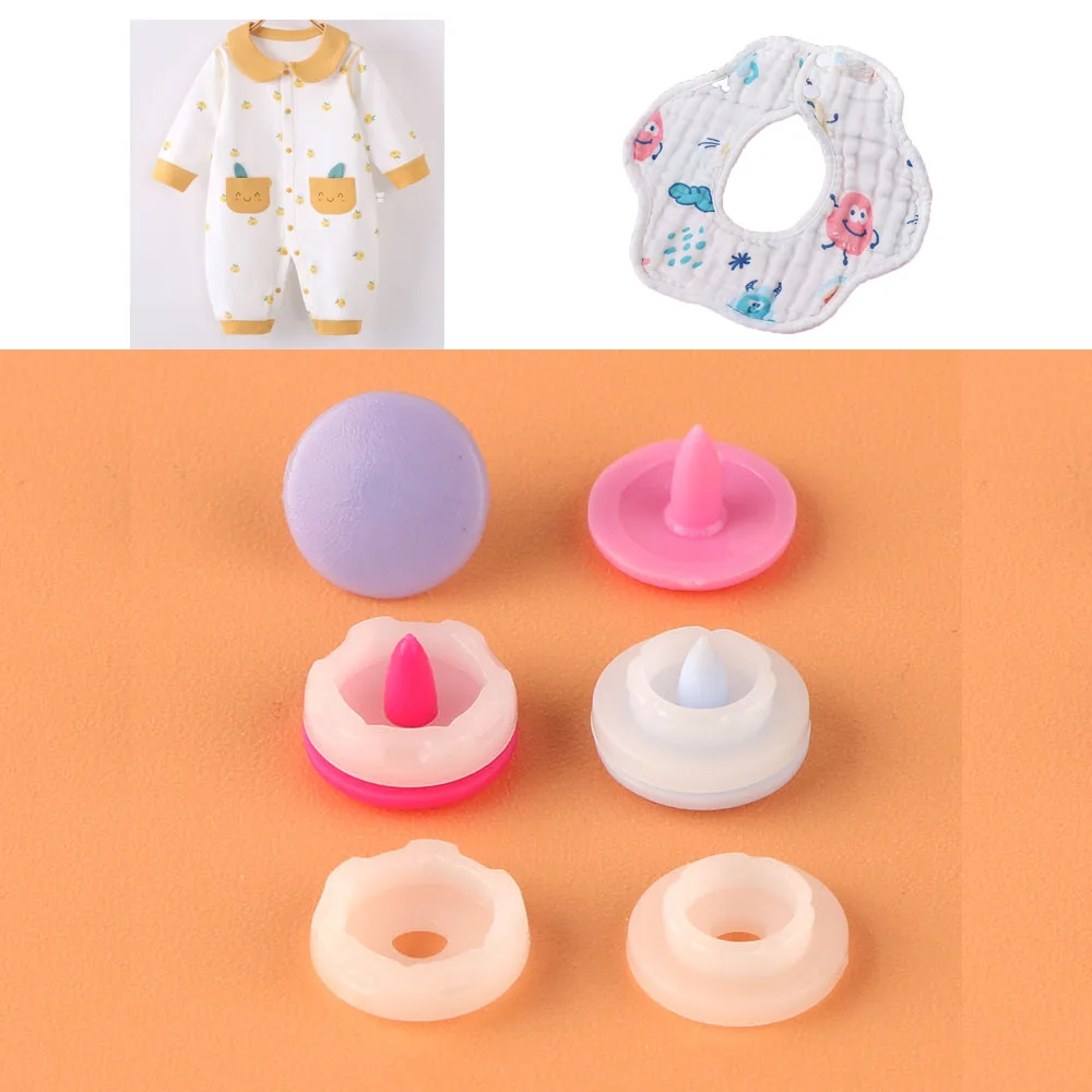 Factory Hot Selling POM Plastic Snap Button For Garments Fancy Resin Plastic Snap Button Fastener
