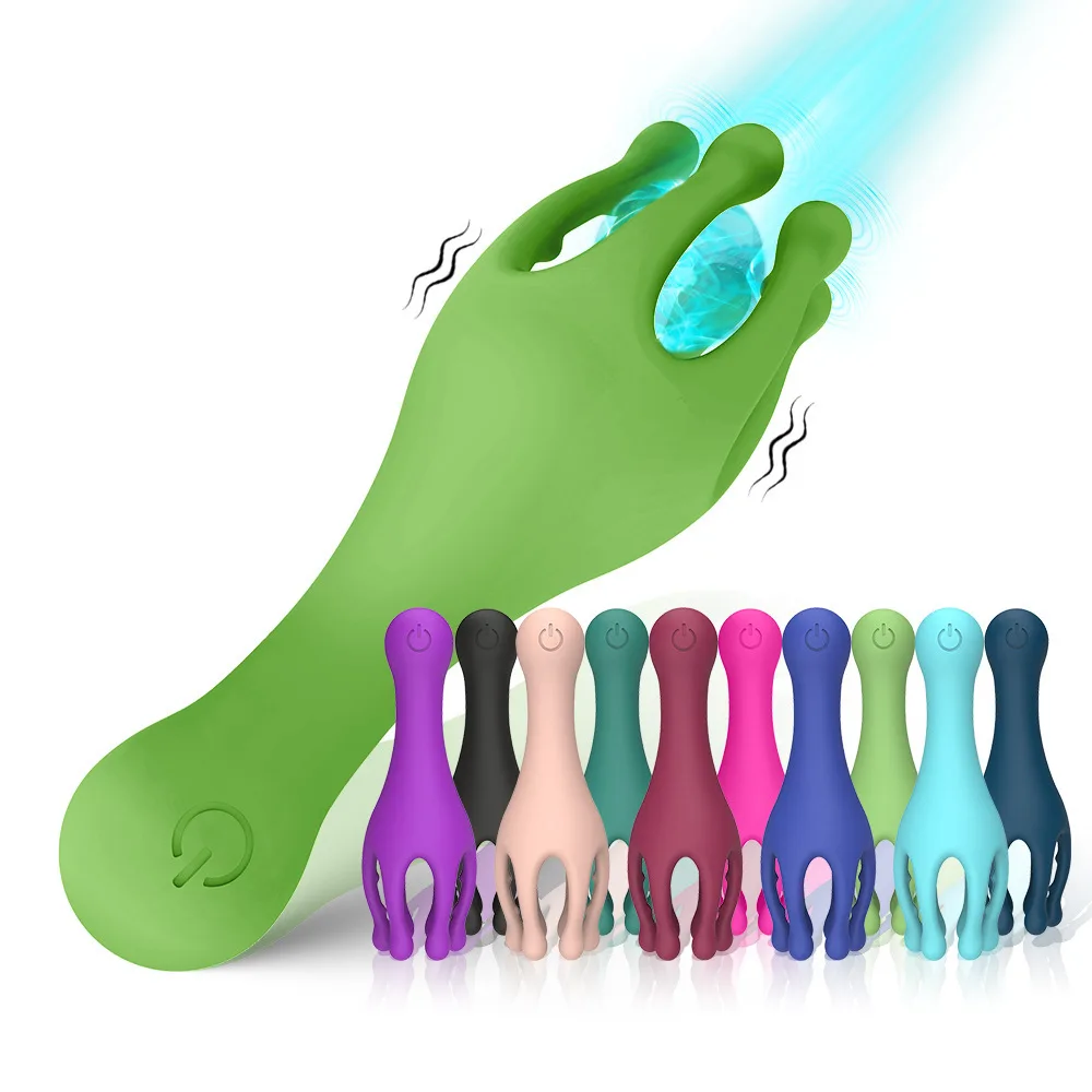 Vibrating masturbator penis glans trainer extended head motion massage automatic male adult airplane cup