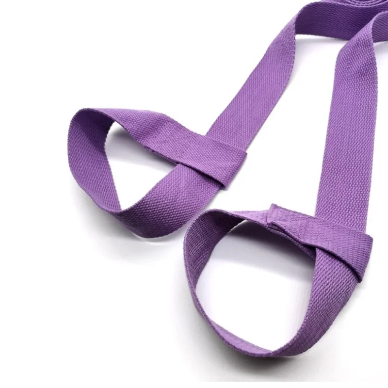 Yoga Mat Strap Belt Yoga Adjustable Shoulder Strap Loops Exercise Fitness Elastic Tie Yoga Belt